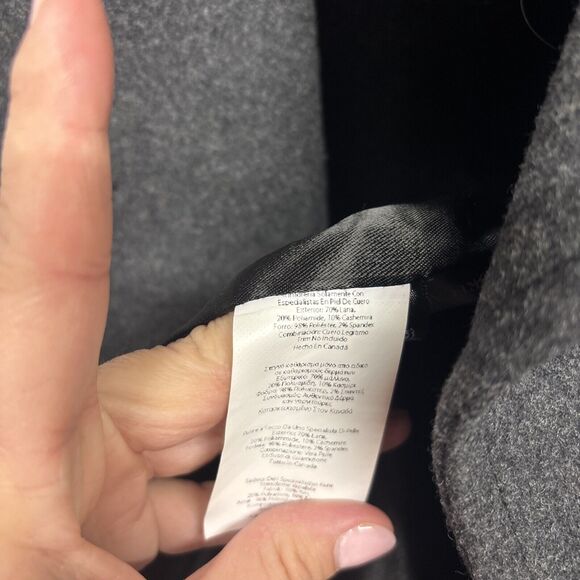 Womens Size XS Mackage Wool Cashmere Coat Charcoal NWT - Picture 9 of 10